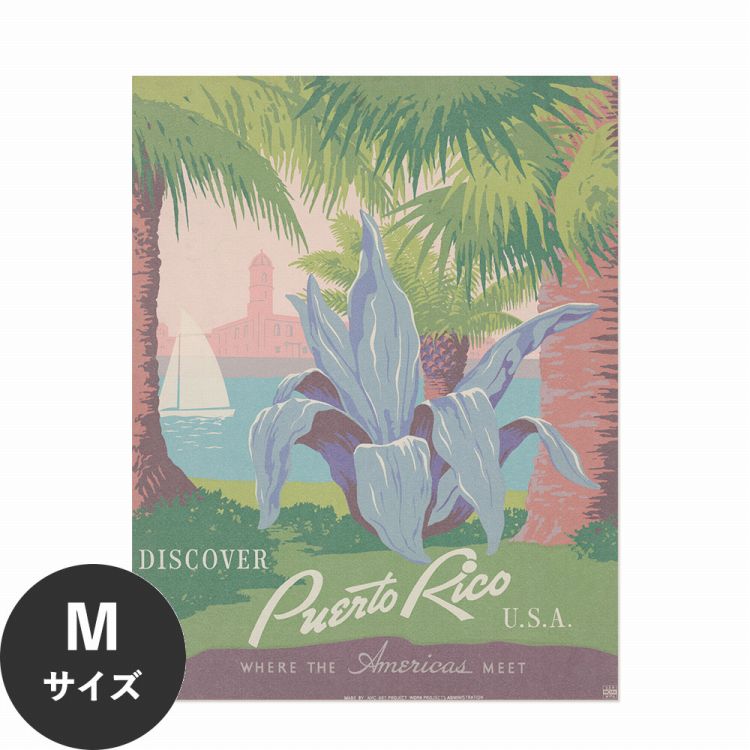 �|�X�^�[ �͂����� �A�[�g�|�X�^�[ �A�����J �v�G���g���R �������œ\��� HP 00349 M�T�C�Y 45×57cm