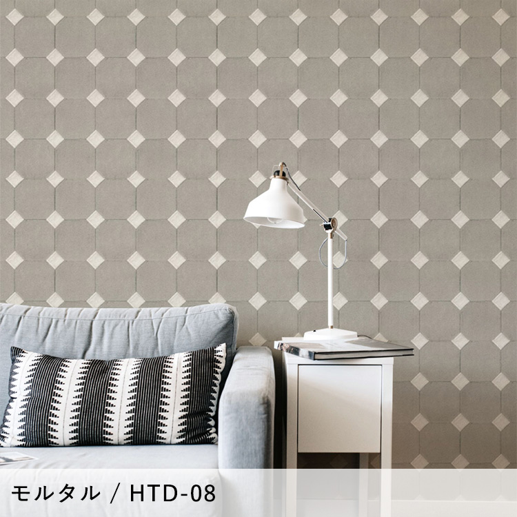 エンジェル壁画　テラコッタタイル 壁紙屋本舗 貼ってはがせる 壁紙 タイル テラコッタダイヤ 45