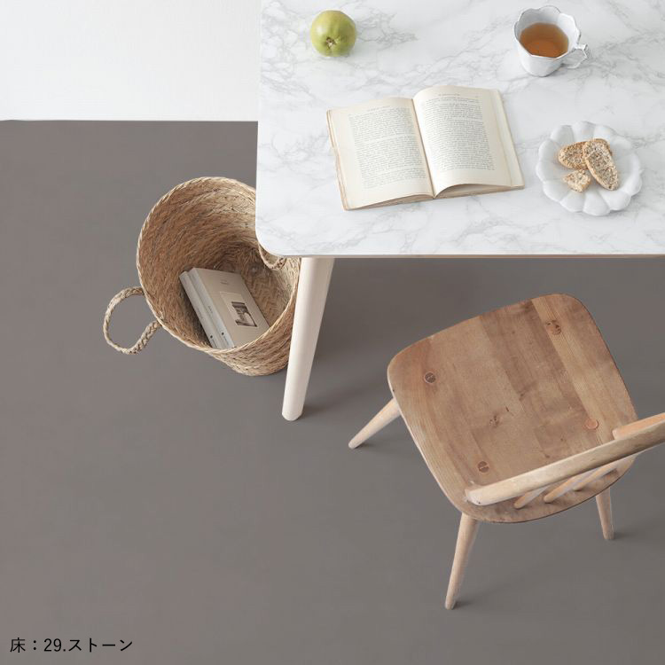 はがせる 床 シート 粘着 フロアシート 無地 アースカラー 巾65cm×3m ハッテミーフロア パレット 床用 リメイクシート トイレ 玄関 キッチン 賃貸 キズ防止 | 壁紙屋本舗 | 15