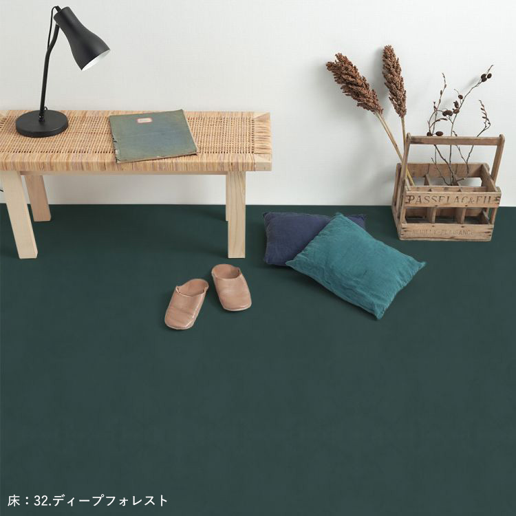 はがせる 床 シート 粘着 フロアシート 無地 アースカラー 巾65cm×3m ハッテミーフロア パレット 床用 リメイクシート トイレ 玄関 キッチン 賃貸 キズ防止 | 壁紙屋本舗 | 16