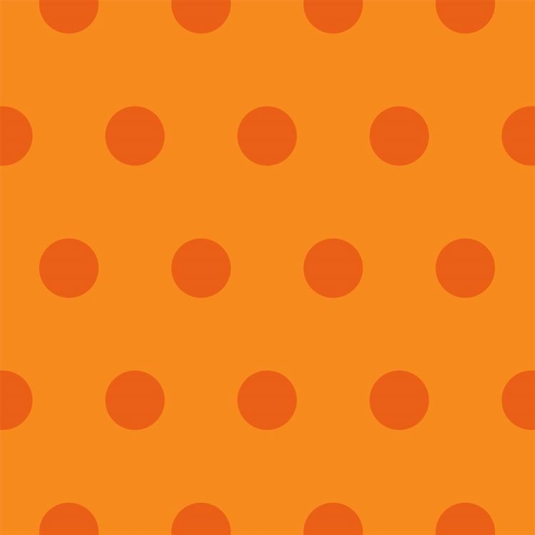 壁紙シール ドット ストライプ ハロウィン オレンジ はがせる 粘着シート ハッテミー スクエア 約42cm×42cm×6枚 ウォールステッカー｜kabegamiya-honpo｜05