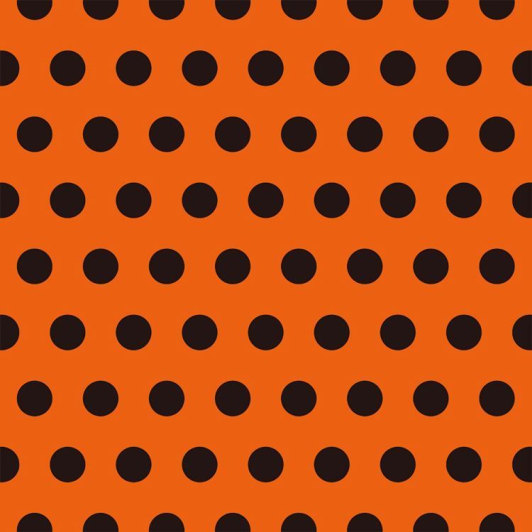 壁紙シール ドット ストライプ ハロウィン オレンジ はがせる 粘着シート ハッテミー スクエア 約42cm×42cm×6枚 ウォールステッカー｜kabegamiya-honpo｜08