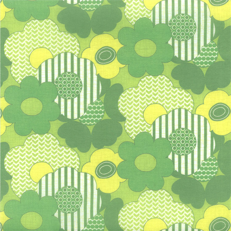 壁紙 はがせる ヴィンテージ柄 パッチワーク壁紙 Hattan Pattern Vintage ハッタン パターン ビンテージ グリーン 緑 同柄 約45cm×45cm×6枚 再湿タイプ｜kabegamiya-honpo｜02