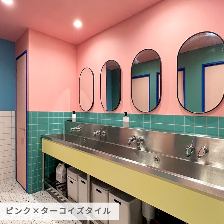 壁紙屋本舗 壁紙シール おしゃれ はがせる壁紙 タイル カラフル POP 腰