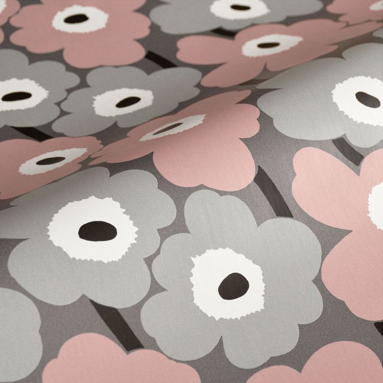 壁紙 シール はがせる DIY marimekko マリメッコ 花 Unikko ピンク 巾