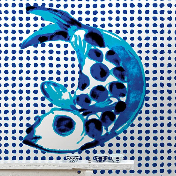 壁紙 はがせる 輸入壁紙 ADDICTION WALLPAPER BY PAOLA NAVONE 1セット(巾48.7cm x 高さ約330cm× 3枚) 青 ブルー PNO-01 PNO-04 PNO-06 PNO-07｜kabegamiya-honpo｜02
