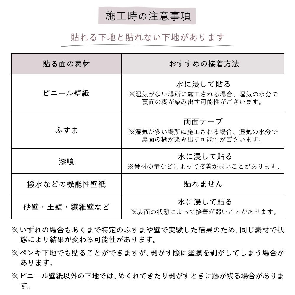 壁紙 はがせる 無地 パステルカラー パッチワーク壁紙 Hattan Macaron ハッタン マカロン アイボリー ナチュラル ベージュ 約45cm×45cm×6枚 再湿タイプ | 壁紙屋本舗 | 26