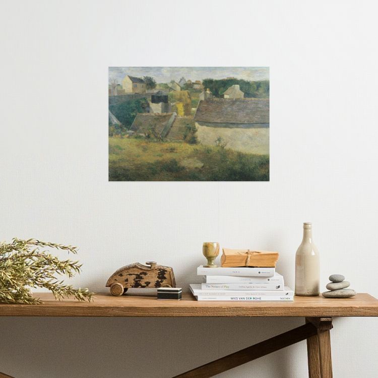 Hattan はがせる アートポスター インテリア Sサイズ 45×32 絵画
