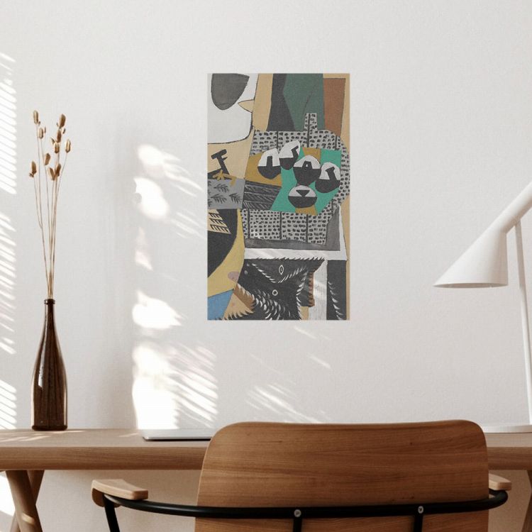 Hattan はがせる アートポスター インテリア Sサイズ 26×45 絵画