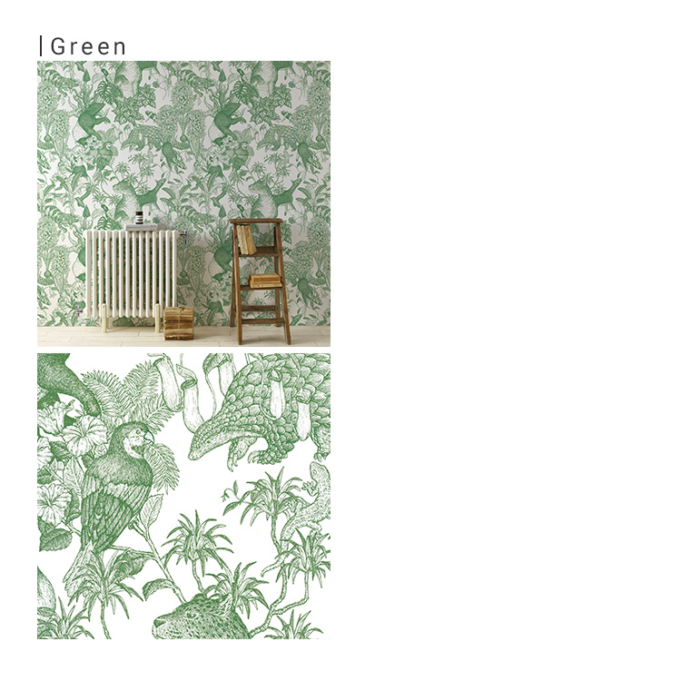 壁紙屋本舗 壁紙 はがせる のりなし壁紙 クロス おしゃれ ボタニカル柄