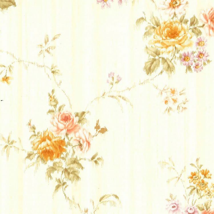 輸入壁紙 Vintage Wallpaper / WD-184 ヴィンテージ レトロ 花柄 バラ