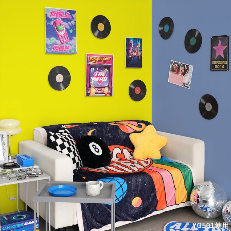 壁紙屋本舗 壁紙 クロス サンプル 黄緑 きみどり グリーン 貼って