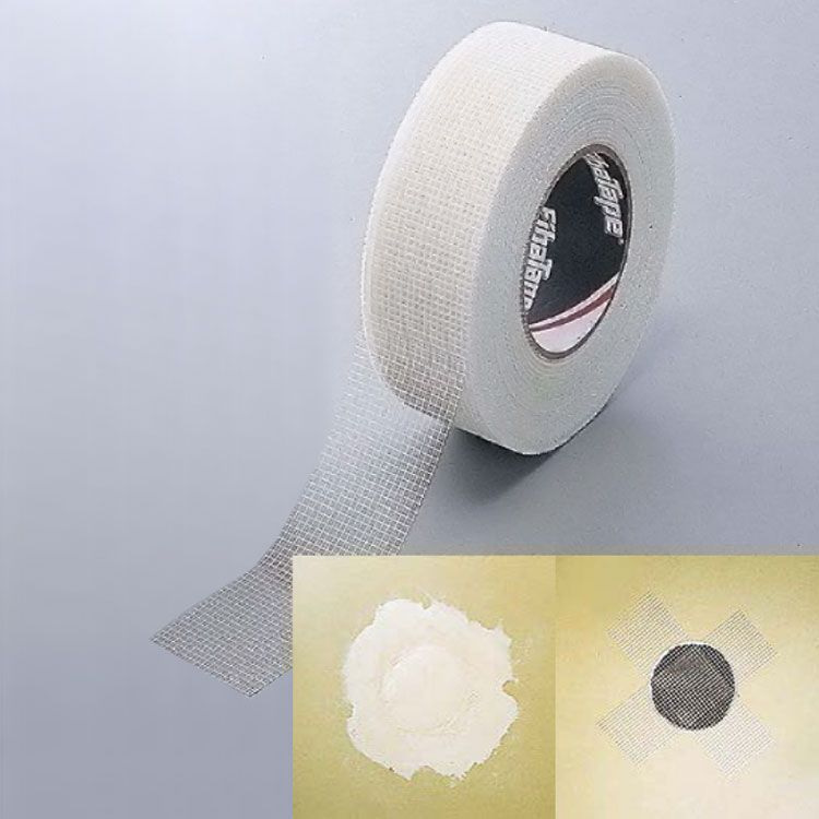 壁紙 施工道具 下地処理 下地処理剤 補修 小さな穴 ひび割れなどの補修に ファイバーテープ 50mm幅 極東 13-7127