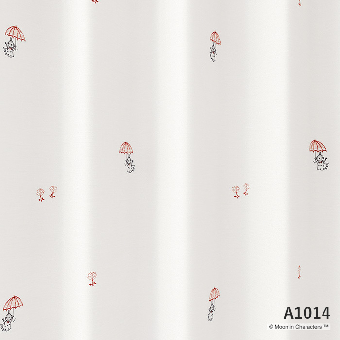 カーテン 既製サイズ スミノエ MOOMIN アンブレラ 巾100×丈198cm 1枚入｜kabegamiyasan｜02