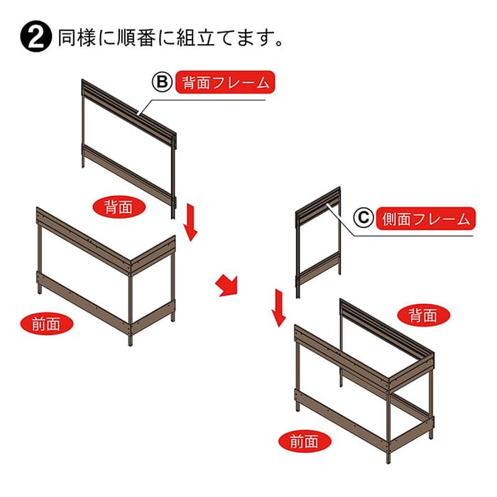 エクステリア 人工木ガーデンシンク 大サイズ 約1000×500×780mm