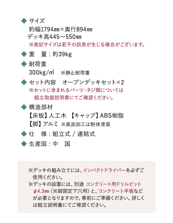 旭興進 ウッドデッキ 人工木 人工木ウッドデッキ ユニットデッキII