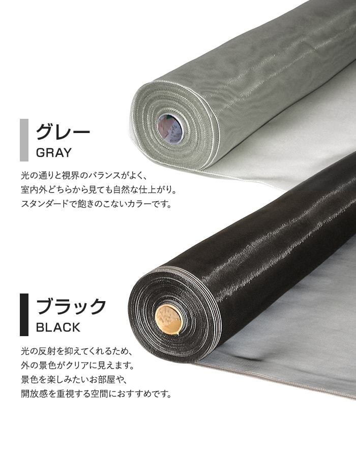 網戸 張り替え用網 ダイオネットP 24×24メッシュ 145cm×30ｍ_5