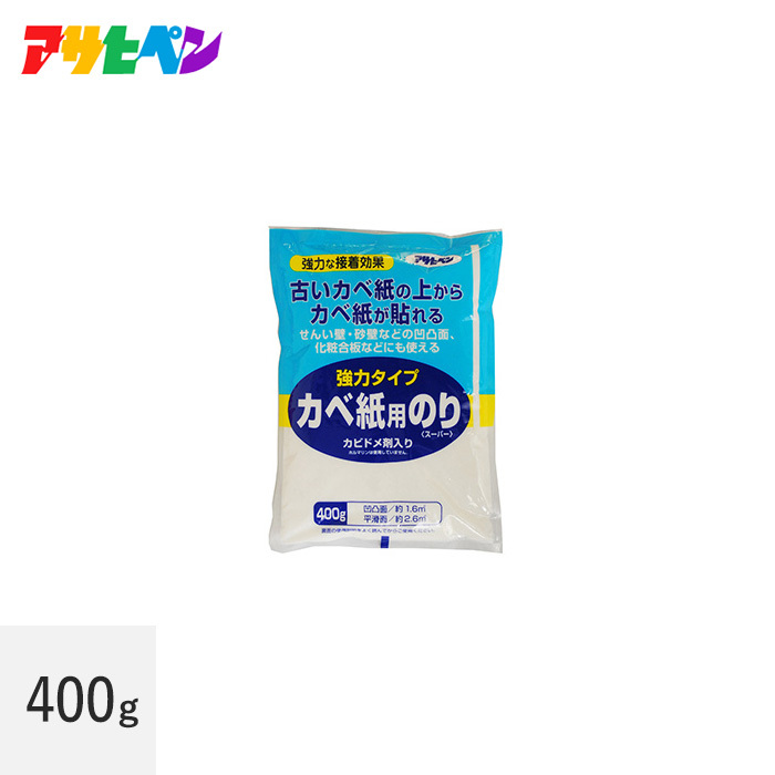 Yahoo! Yahoo!ショッピング(ヤフー ショッピング)アサヒペン カベ紙用のりスーパー（強力タイプ）400g