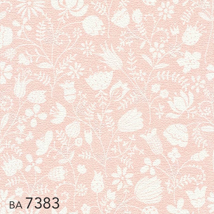 シンコール 壁紙 クロス のり無し BIGACE フラワー 巾93cm BA7383