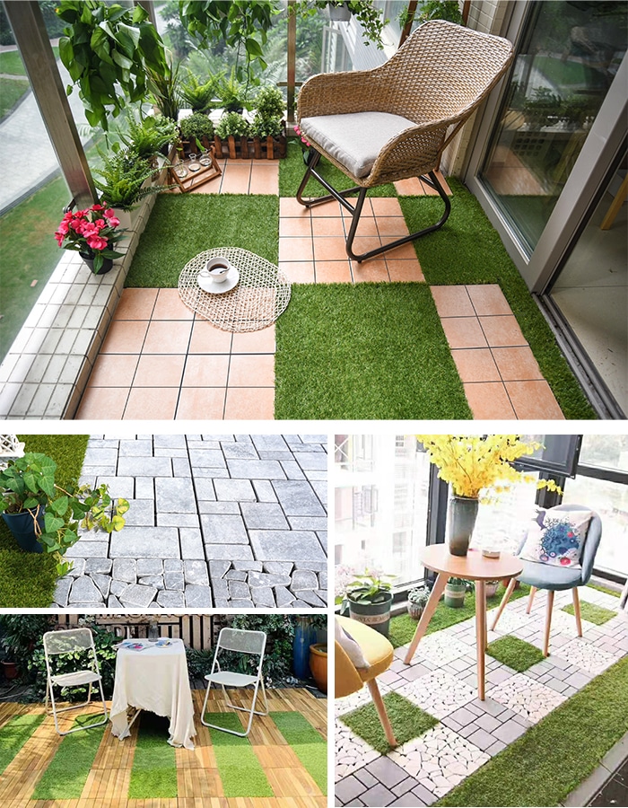 RESTA ジョイントタイル デッキパネル 6枚セット デッキタイル