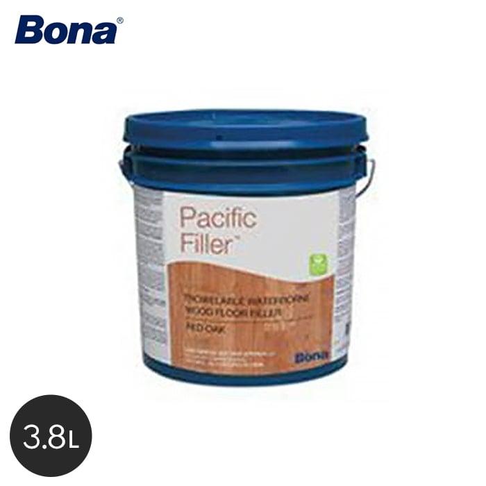 塗料　Bona　目隙やクラック、ホール、欠けなどの充填用の水性コンパウンド　パシフィックフィラー　レッドオーク　3.8L