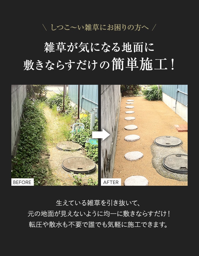 防草砂 防草サンド 15kg/袋 固まらない砂 防草土 雑草対策 : DIYSHOP