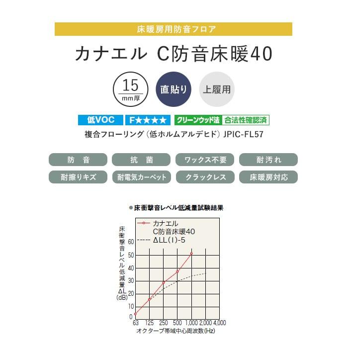 NODA フローリング材 フローリング 化粧シートフロア カナエル C
