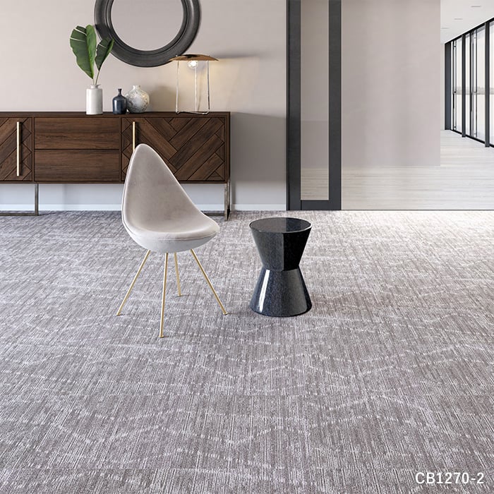 川島織物セルコン タイルカーペット ラインパス 500×500mm 全厚6.8mm