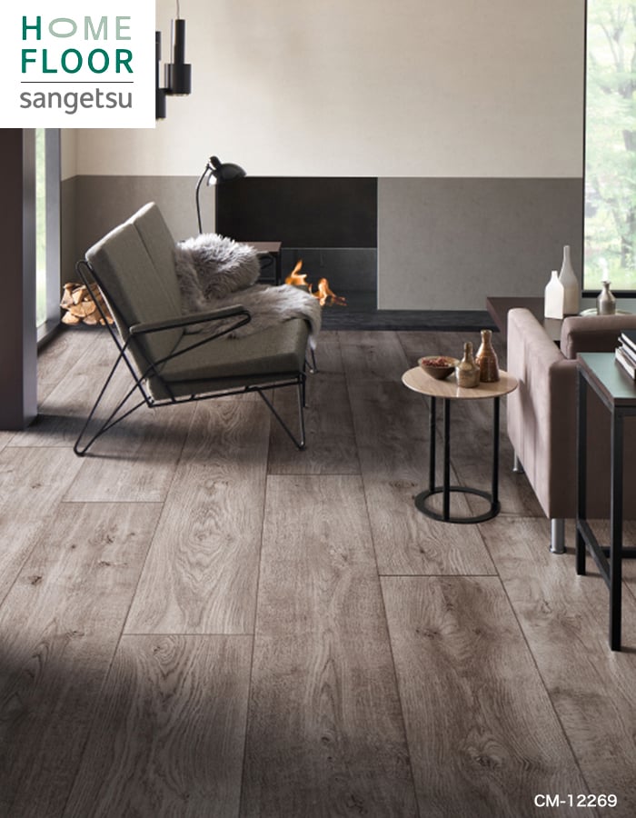 サンゲツ（SANGETSU） クッションフロア 土足 木目 200cm巾 2.5mm厚