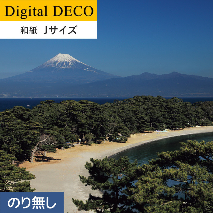 壁紙 クロス のりなし壁紙 リリカラ デジタル・デコ 真白き秀峰富士