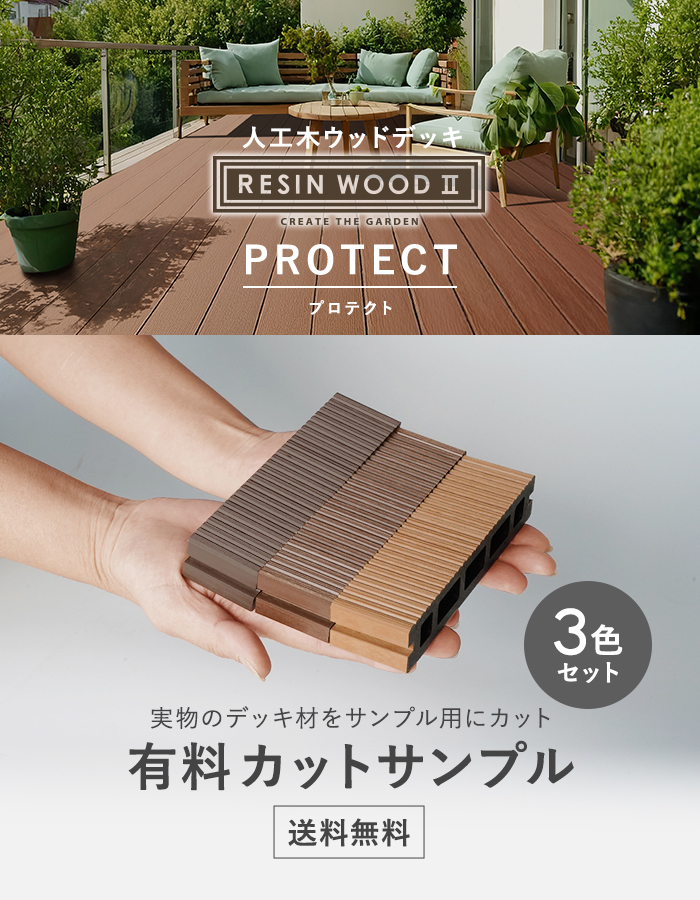 RESTA ウッドデッキ キット 人工木ウッドデッキ RESINWOOD2 プロテクト