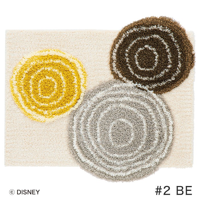 スミノエ ディズニー ラグマット MICKEY/Ring MAT(リングマット) 約60×70cmの画像