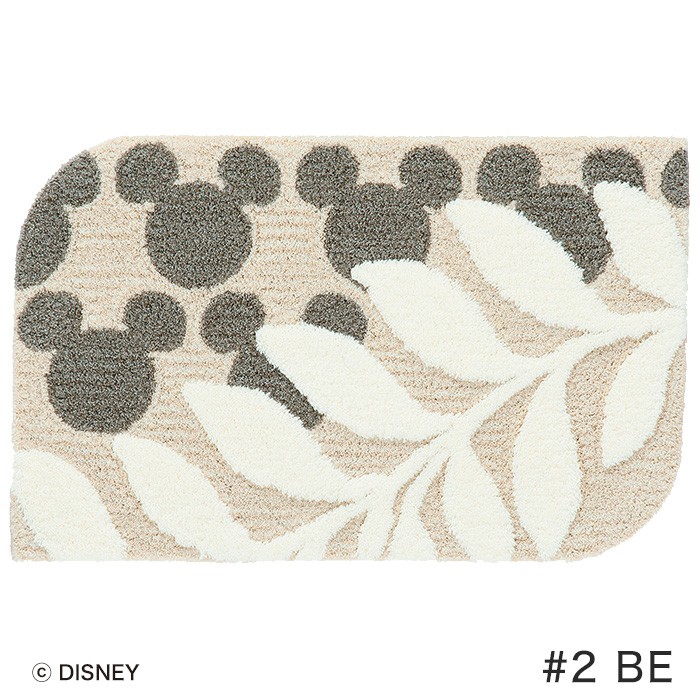 スミノエ ディズニー ラグマット MICKEY/Laurel MAT(ローレルマット) 約50×80cmの画像