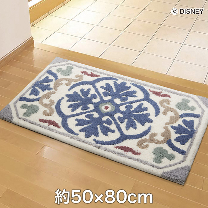 スミノエ ディズニー ラグマット MICKEY/Decoration MAT(デコレーションマット) 約50×80cm