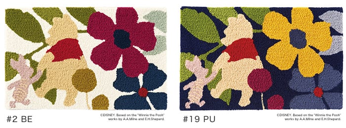 スミノエ ディズニー ラグマット POOH/Talk MAT(トークマット) 約50×80cmの画像