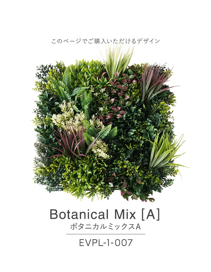 壁掛け フェイクグリーン エバープランツ ボタ...の詳細画像2