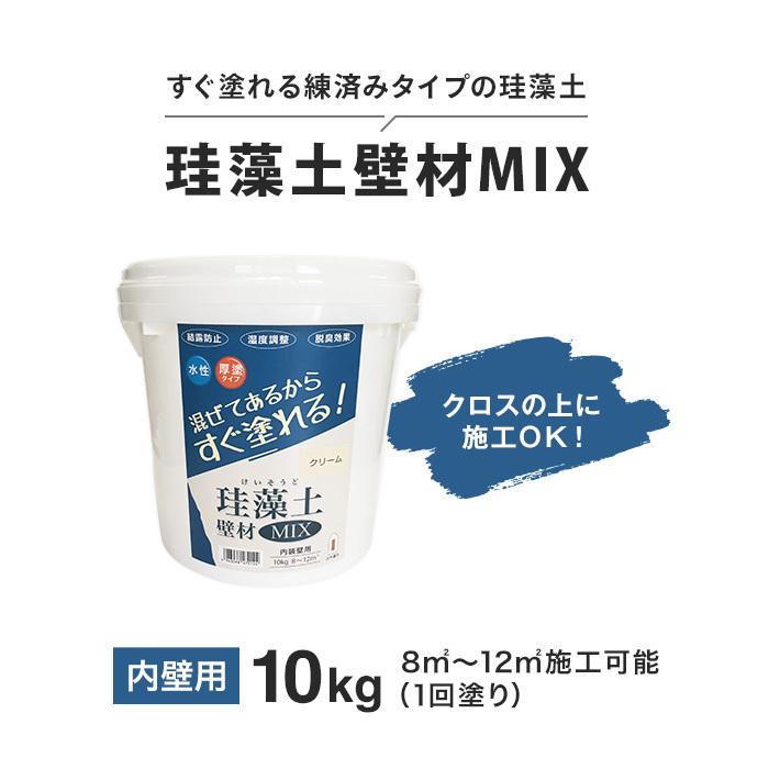 珪藻土 フジワラ化学 練済み珪藻土 珪藻土壁材MIX 10kg*HW/AQ__fk-mix10-｜kabegamiyasan｜02