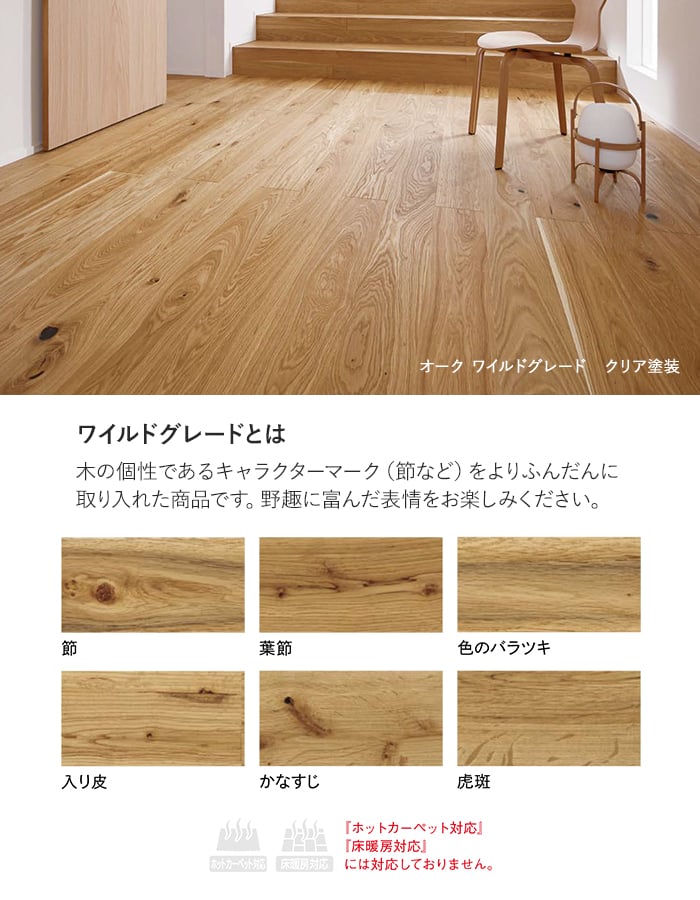 ウッドワン フローリング材 フローリング コンビットモノ 挽板3.0 1坪