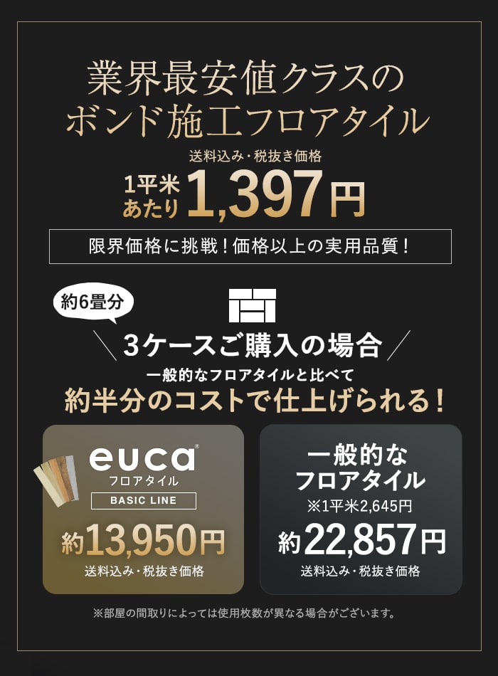 フロアタイル euca ベーシックライン 2....の詳細画像2