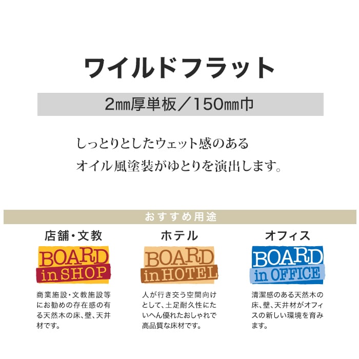 フローリング材 フローリング ボード BOARD ワイルドフラット 1坪 土足対応_8