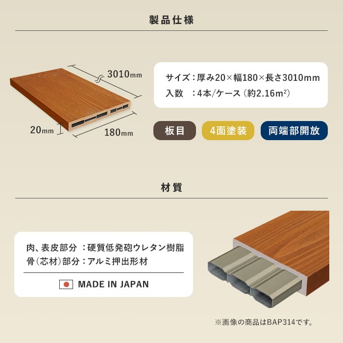 ウッドデッキ 法人・個人事業主様専用 MINO ハイブリッド彩木材