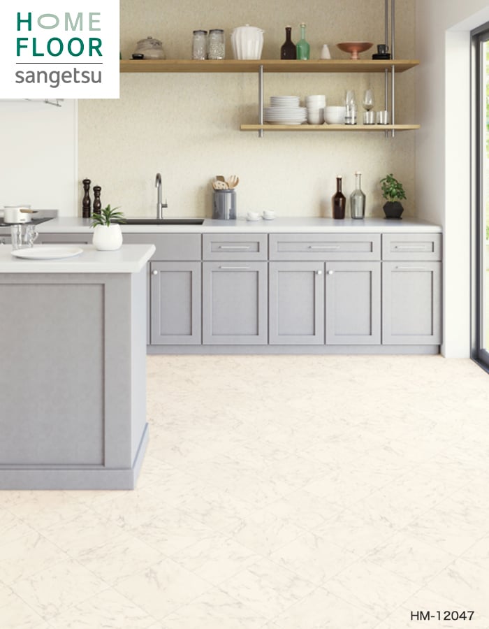 サンゲツ（SANGETSU） クッションフロア 大理石 住宅用 182cm巾 1.8mm