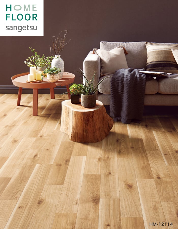 サンゲツ（SANGETSU） クッションフロア 木目 住宅用 182cm巾 1.8mm厚
