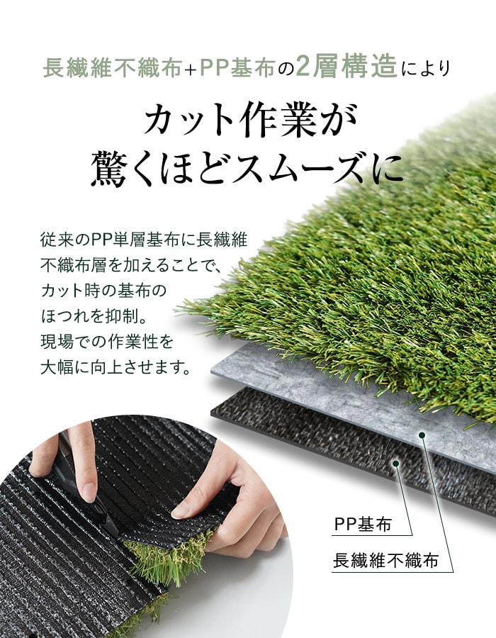 人工芝 ロール ハーモニーターフ ソフト 1m×10m 芝丈28mm 高密度