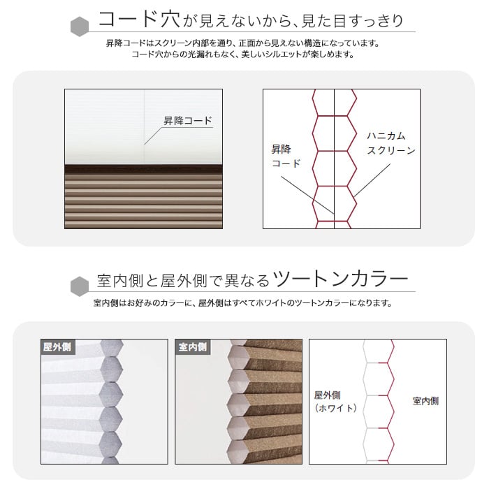 ハニカムシェード 遮光 ニチベイ レフィーナ 標準タイプ シングル