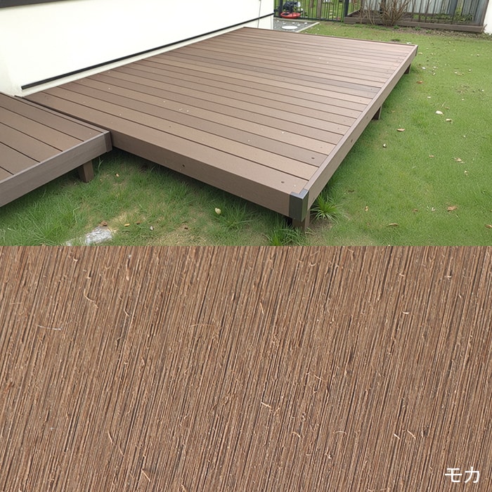 旭興進 ウッドデッキ 人工木ウッドデッキ JJ-WOOD2 1.0間×9尺 オープン
