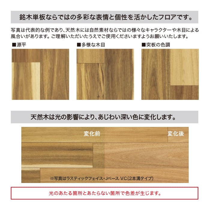 ノダラスティックフェイスリッチJベースフロアフローリング床材