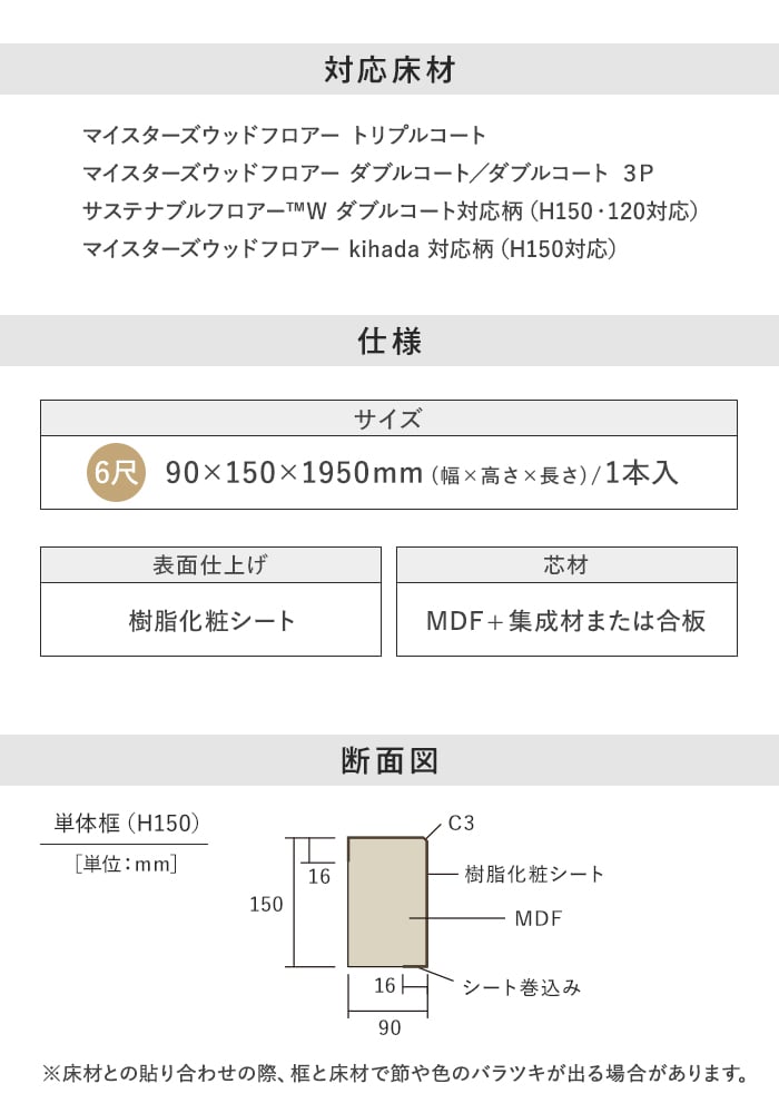 Panasonic（パナソニック） 框 単体框 VERITIS マイスターズウッド