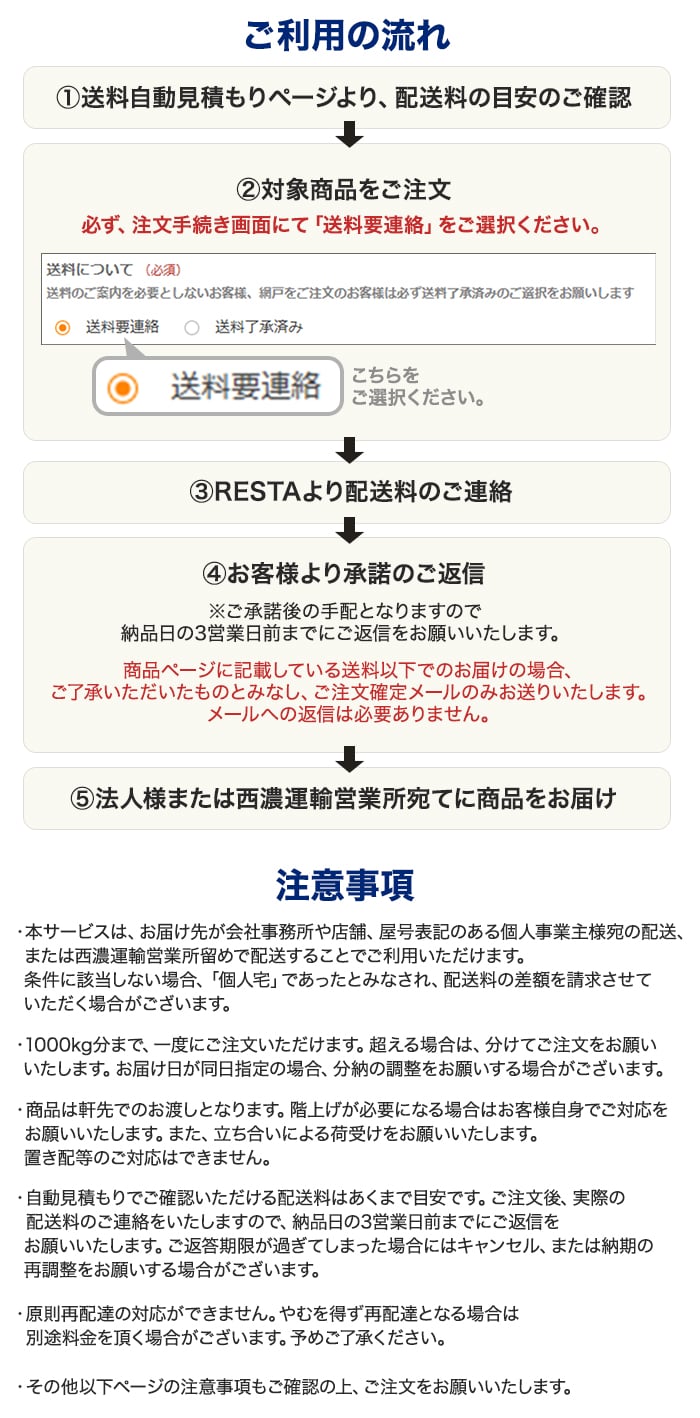 ご利用の流れ