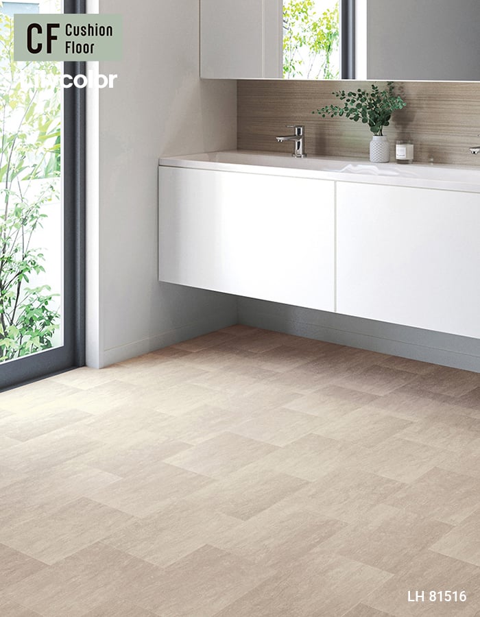 店舗・住宅用クッションフロア リリカラ クッションフロア 石目 住宅用 182cm巾 1.8mm厚 フィオル